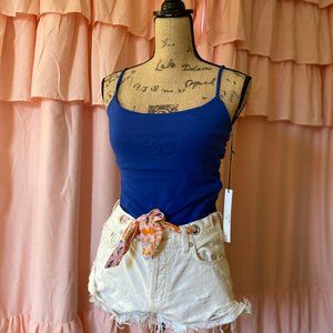 Anthropologie- Susana Monaco tank blue